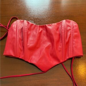 Lucy in the Sky Vibrant Red Top